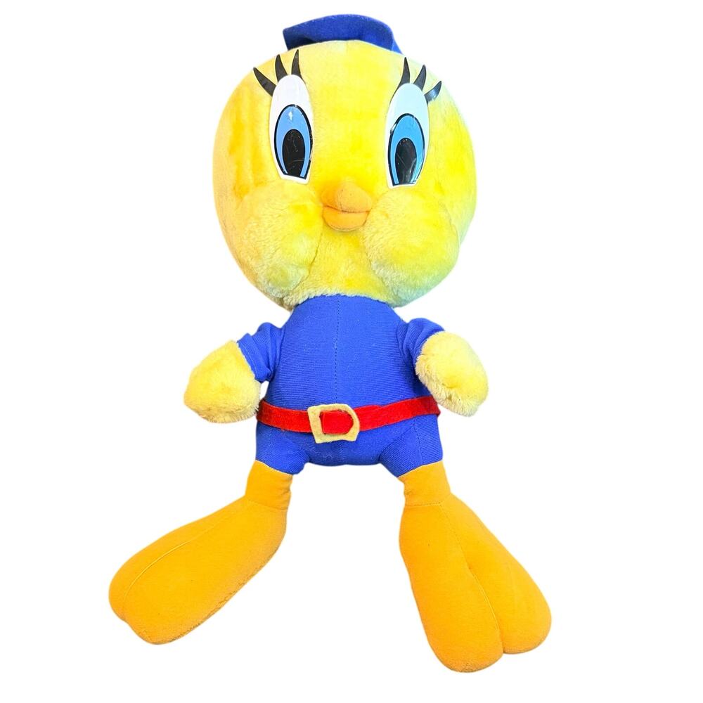 Rare HTF Vintage 1999 Looney Tunes Six Flags Large 20" Tweety Bird Plush